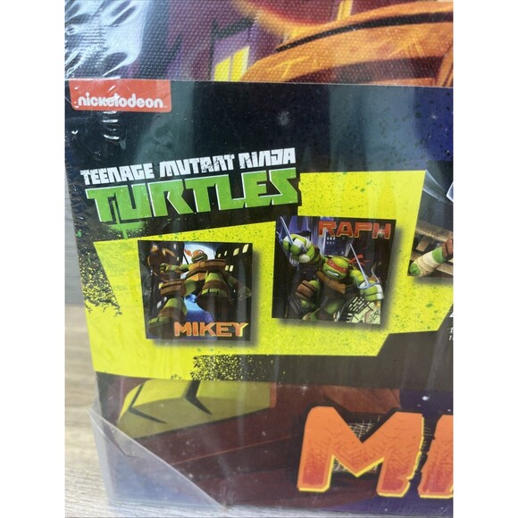 Nickelodeon Teenage Mutant Ninja Turtles TMNT Canvas Set Of 4  NEW - Picture 2 of 10